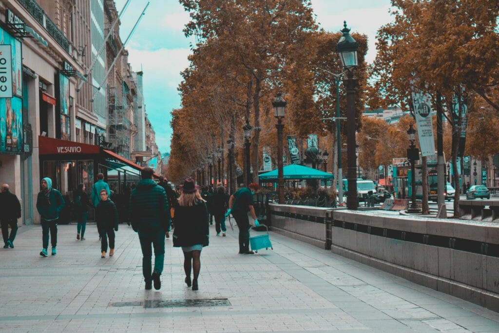 Champ De Elysees Street - Instagrammable Places in Paris