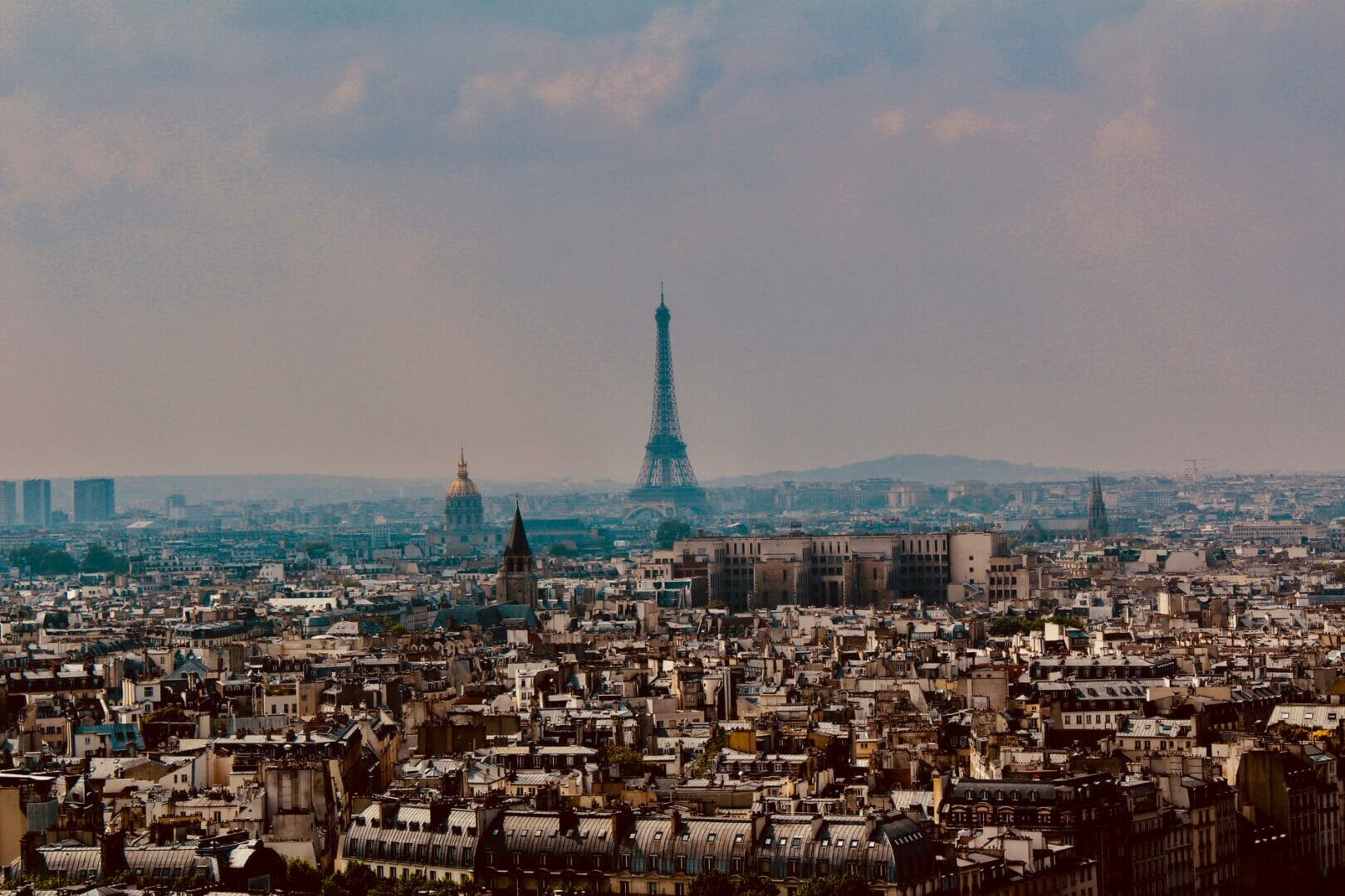 aerial view of eiffel tower - Spring Break in Europe - Paris - Destination in Europe for Spring Break