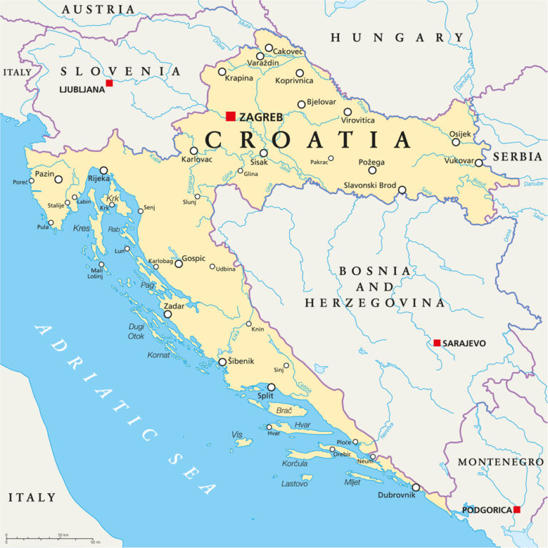 Is Split an Island in Croatia?